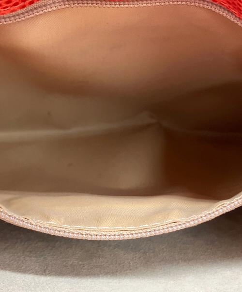 BOTTEGA VENETA（ボッテガベネタ）BOTTEGA VENETA (ボッテガベネタ) ヴィンテージリザードレザーショルダーバッグ オレンジ サイズ:実寸サイズをご参照ください。の古着・服飾アイテム