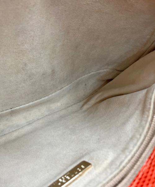 BOTTEGA VENETA（ボッテガベネタ）BOTTEGA VENETA (ボッテガベネタ) ヴィンテージリザードレザーショルダーバッグ オレンジ サイズ:実寸サイズをご参照ください。の古着・服飾アイテム
