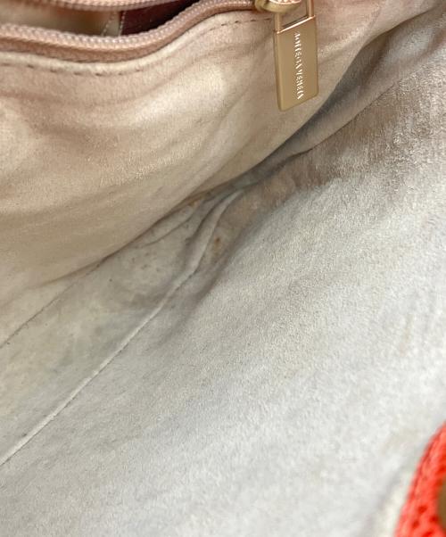 BOTTEGA VENETA（ボッテガベネタ）BOTTEGA VENETA (ボッテガベネタ) ヴィンテージリザードレザーショルダーバッグ オレンジ サイズ:実寸サイズをご参照ください。の古着・服飾アイテム