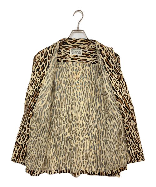 WACKO MARIA（ワコマリア）WACKO MARIA (ワコマリア) レオパードシャツ ブラウン×ベージュ サイズ:SIZE Sの古着・服飾アイテム
