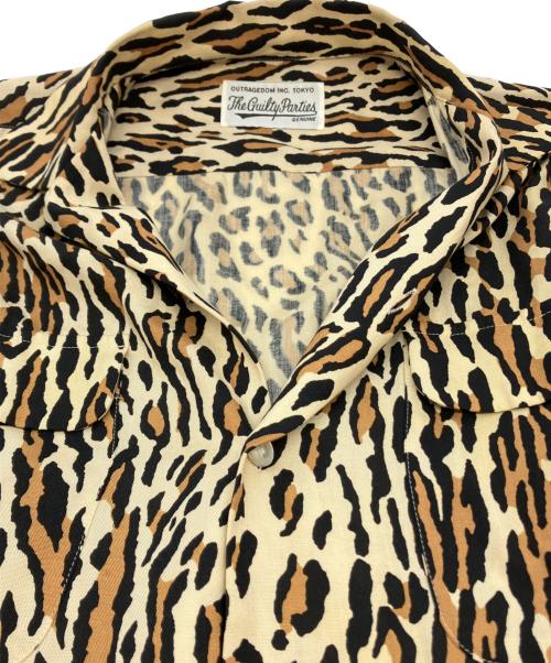 WACKO MARIA（ワコマリア）WACKO MARIA (ワコマリア) レオパードシャツ ブラウン×ベージュ サイズ:SIZE Sの古着・服飾アイテム