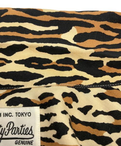 WACKO MARIA（ワコマリア）WACKO MARIA (ワコマリア) レオパードシャツ ブラウン×ベージュ サイズ:SIZE Sの古着・服飾アイテム