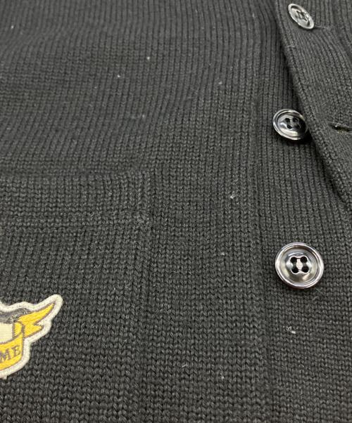 WACKO MARIA（ワコマリア）WACKO MARIA (ワコマリア) レタードニットカーディガン 10AW-KNT-13 ブラック サイズ:SIZE Mの古着・服飾アイテム