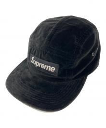 SUPREME（シュプリーム）の古着「Velvet Camp Cap」｜ブラック