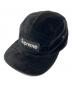 SUPREME（シュプリーム）の古着「Velvet Camp Cap」｜ブラック