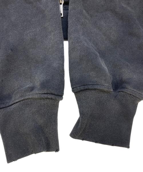 DEMIK（デミック）DEMIK (デミック) Shadow Triple Zip Hoodie グレー サイズ:Mの古着・服飾アイテム