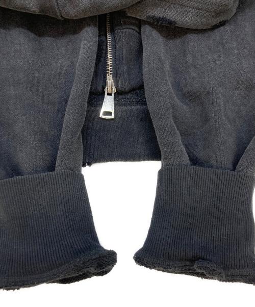 DEMIK（デミック）DEMIK (デミック) Shadow Triple Zip Hoodie グレー サイズ:Mの古着・服飾アイテム