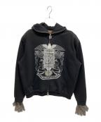 BIRTH OF ROYAL CHILDバース オブ ロイヤル チャイルド）の古着「Royce Crown Hoodie」｜ブラック