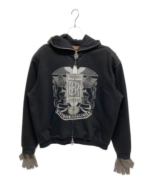 BIRTH OF ROYAL CHILD（バース オブ ロイヤル チャイルド）BIRTH OF ROYAL CHILD (バース オブ ロイヤル チャイルド) Royce Crown Hoodie ブラック サイズ:Sの古着・服飾アイテム