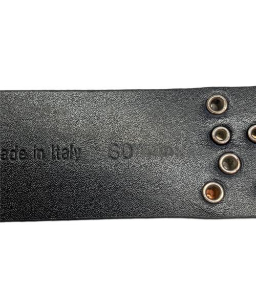 NOON GOONS（ヌーングーンズ）NOON GOONS (ヌーングーンズ) Silverstar Belt/スタースタッズベルト ブラック サイズ:実寸サイズをご参照くださいの古着・服飾アイテム