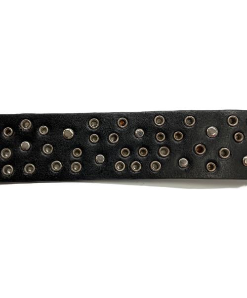 NOON GOONS（ヌーングーンズ）NOON GOONS (ヌーングーンズ) Silverstar Belt/スタースタッズベルト ブラック サイズ:実寸サイズをご参照くださいの古着・服飾アイテム