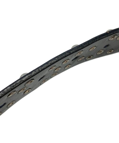 NOON GOONS（ヌーングーンズ）NOON GOONS (ヌーングーンズ) Silverstar Belt/スタースタッズベルト ブラック サイズ:実寸サイズをご参照くださいの古着・服飾アイテム