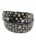 NOON GOONS (ヌーングーンズ) Silverstar Belt/スタースタッズベルト ブラック サイズ:実寸サイズをご参照ください：13000円
