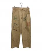 Work of Art Kendaiワークオブアートケンダイ）の古着「DUCK WORK PANTS AGED WASH WOA-000-251006」｜ベージュ
