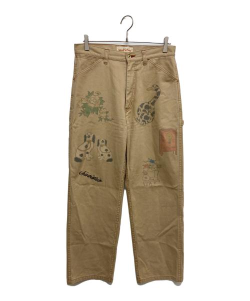 Work of Art Kendai（ワークオブアートケンダイ）Work of Art Kendai (ワークオブアートケンダイ) DUCK WORK PANTS AGED WASH WOA-000-251006 ベージュ サイズ:Sの古着・服飾アイテム