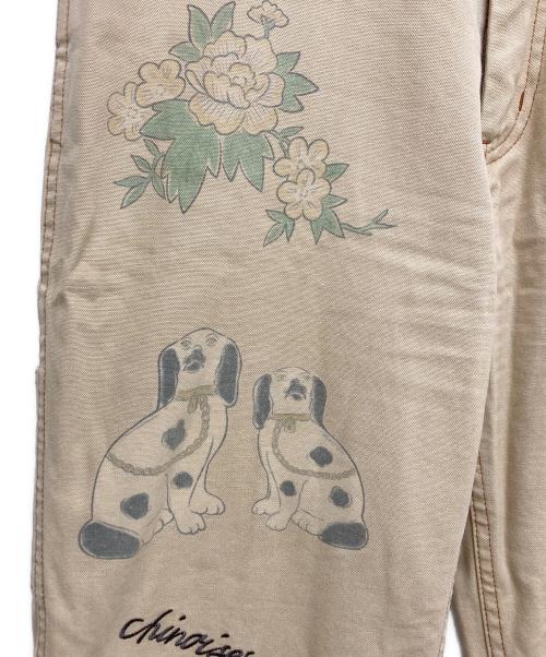 Work of Art Kendai（ワークオブアートケンダイ）Work of Art Kendai (ワークオブアートケンダイ) DUCK WORK PANTS AGED WASH WOA-000-251006 ベージュ サイズ:Sの古着・服飾アイテム
