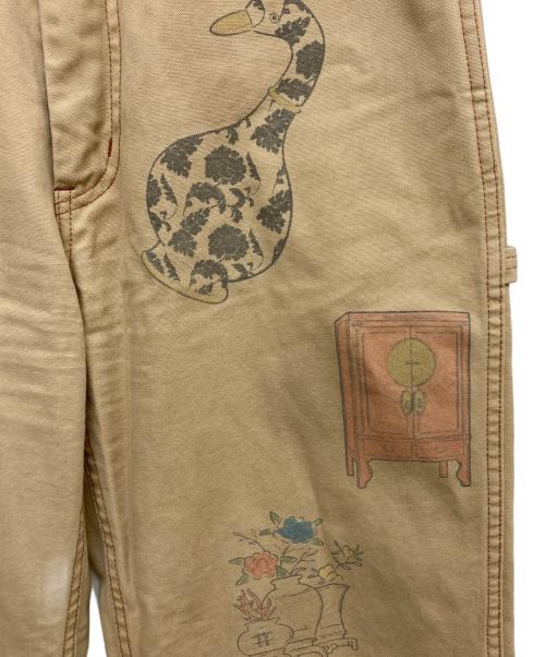 Work of Art Kendai（ワークオブアートケンダイ）Work of Art Kendai (ワークオブアートケンダイ) DUCK WORK PANTS AGED WASH WOA-000-251006 ベージュ サイズ:Sの古着・服飾アイテム