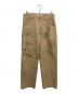 Work of Art Kendai（ワークオブアートケンダイ）の古着「DUCK WORK PANTS AGED WASH WOA-000-251006」｜ベージュ