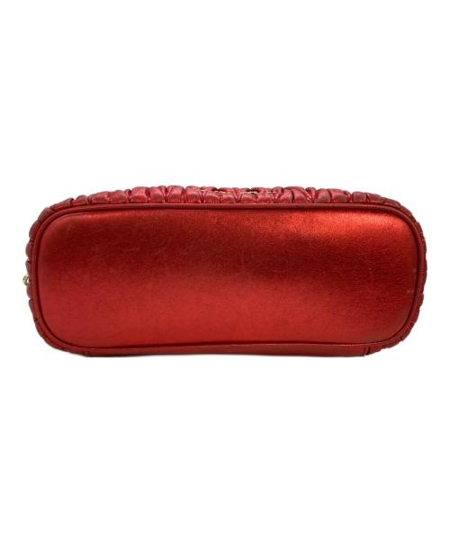 MIU MIU（ミュウミュウ）MIU MIU (ミュウミュウ) マテラッセ2WAY バニティショルダーバッグ レッド サイズ:実寸サイズをご参照くださいの古着・服飾アイテム