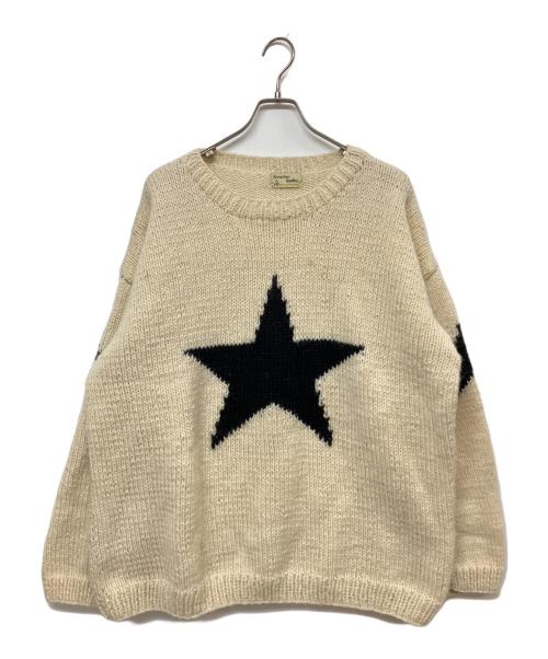 Mcmachan Woolen（マクマーンウーレン）MCMACHAN WOOLEN (マクマーンウーレン) スター柄ニット ベージュ サイズ:不明の古着・服飾アイテム