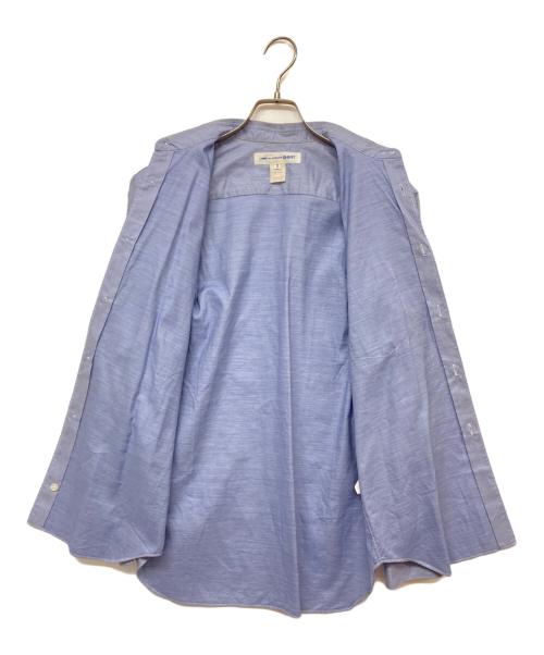 COMME des GARCONS SHIRT（コムデギャルソンシャツ）COMME des GARCONS SHIRT (コムデギャルソンシャツ) ストライプシャツ CDGS2ST ブルー サイズ:SIZE XSの古着・服飾アイテム