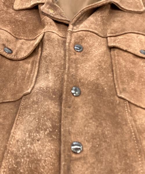 Schott（ショット）Schott (ショット) スエードトラッカージャケット ブラウン サイズ:SIZE38の古着・服飾アイテム