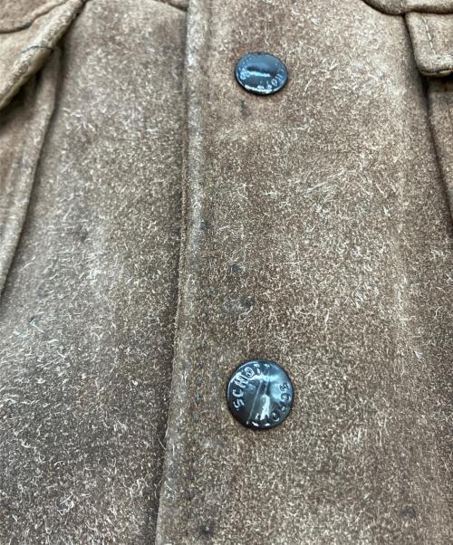 Schott（ショット）Schott (ショット) スエードトラッカージャケット ブラウン サイズ:SIZE38の古着・服飾アイテム