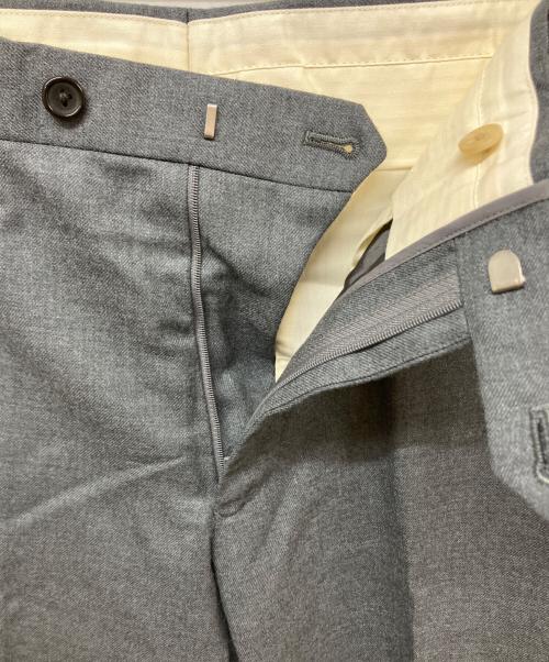 J.PRESS（ジェイプレス）J.PRESS (ジェイプレス) ペピンメリノサキソニー スラックス グレー サイズ:SIZE82 未使用品の古着・服飾アイテム