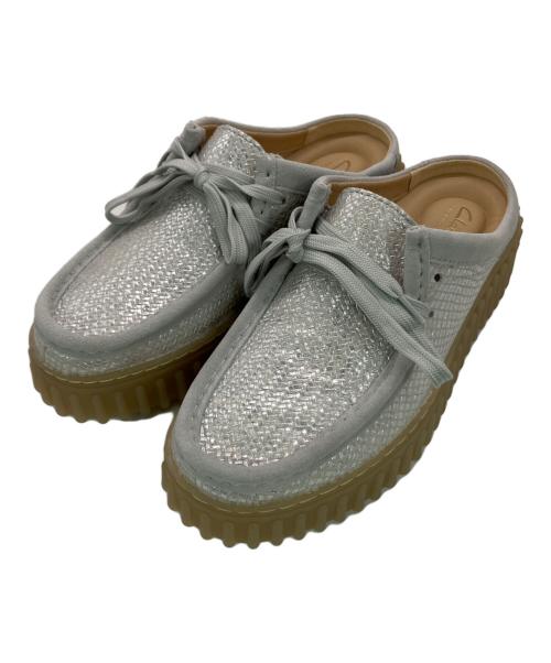 CLARKS（クラークス）CLARKS (クラークス) Torhill Mule 5063421252668 シルバー サイズ:UK4の古着・服飾アイテム