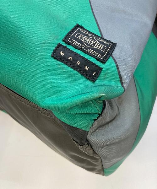 PORTER（ポーター）PORTER (ポーター) MARNI (マルニ) 3way tanker bag/トートバッグ カーキ×グレー サイズ:実寸参照の古着・服飾アイテム