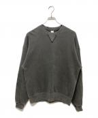 OVYオヴィー）の古着「Pigment Damage Processing Crew Neck Sweat 0122」｜グレー