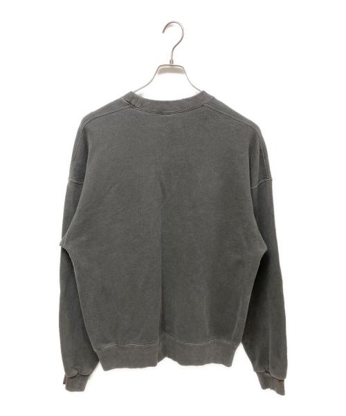 OVY（オヴィー）OVY (オヴィー) Pigment Damage Processing Crew Neck Sweat 0122 グレー サイズ:Mの古着・服飾アイテム