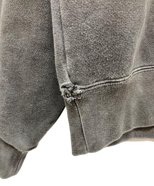 OVY（オヴィー）OVY (オヴィー) Pigment Damage Processing Crew Neck Sweat 0122 グレー サイズ:Mの古着・服飾アイテム