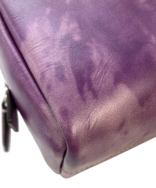 COACH（コーチ）COACH (コーチ) Tie Dye Essential Pouch　C2461-CT915 パープル サイズ:実寸参照の古着・服飾アイテム