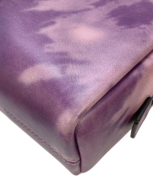 COACH（コーチ）COACH (コーチ) Tie Dye Essential Pouch　C2461-CT915 パープル サイズ:実寸参照の古着・服飾アイテム