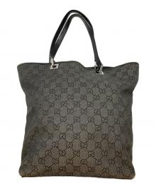 GUCCI（グッチ）の古着「GG キャンバストートバック　31243」｜ブラック