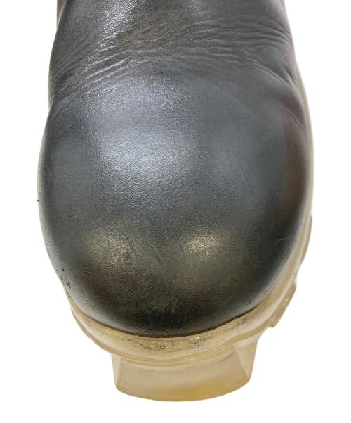 RICK OWENS（リックオウエンス）RICK OWENS (リックオウエンス) BEATLE BOZO TRACTOR ビートル ボゾ トラクター　RU02C7881 ブラック サイズ:SIZE41の古着・服飾アイテム