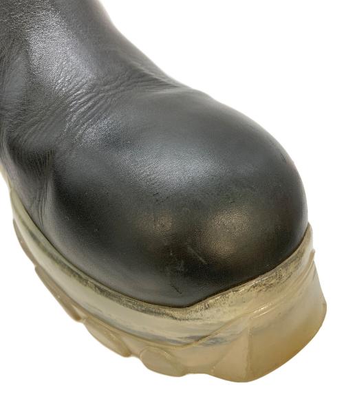 RICK OWENS（リックオウエンス）RICK OWENS (リックオウエンス) BEATLE BOZO TRACTOR ビートル ボゾ トラクター　RU02C7881 ブラック サイズ:SIZE41の古着・服飾アイテム