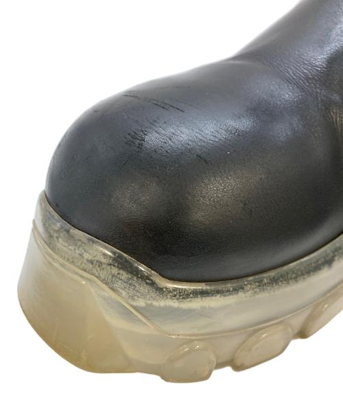 RICK OWENS（リックオウエンス）RICK OWENS (リックオウエンス) BEATLE BOZO TRACTOR ビートル ボゾ トラクター　RU02C7881 ブラック サイズ:SIZE41の古着・服飾アイテム