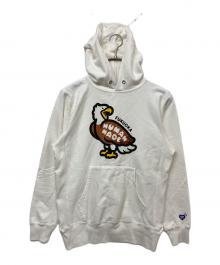 HUMAN MADE（ヒューマンメイド）の古着「ANIMAL HOODIE　HM30CS068」｜ホワイト