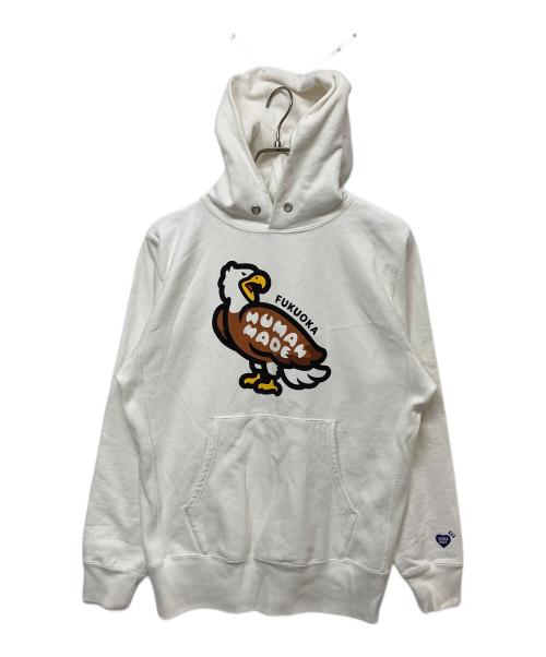 HUMAN MADE（ヒューマンメイド）HUMAN MADE (ヒューマンメイド) ANIMAL HOODIE　HM30CS068　 ホワイト サイズ:SIZE Mの古着・服飾アイテム
