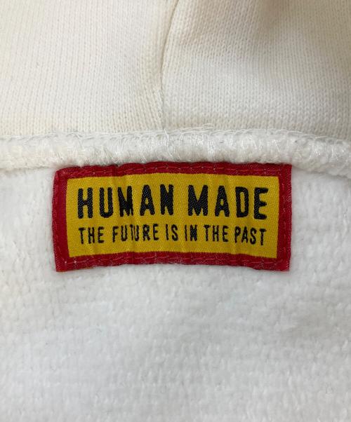 HUMAN MADE（ヒューマンメイド）HUMAN MADE (ヒューマンメイド) ANIMAL HOODIE　HM30CS068　 ホワイト サイズ:SIZE Mの古着・服飾アイテム