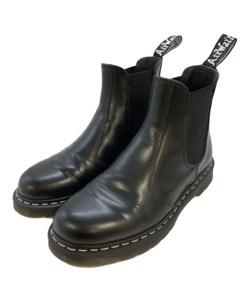 Dr.Martens（ドクターマーチン）Dr.Martens (ドクターマーチン) 2976 ホワイトステッチ チェルシーブーツ 26257001 ブラック サイズ:UK7の古着・服飾アイテム