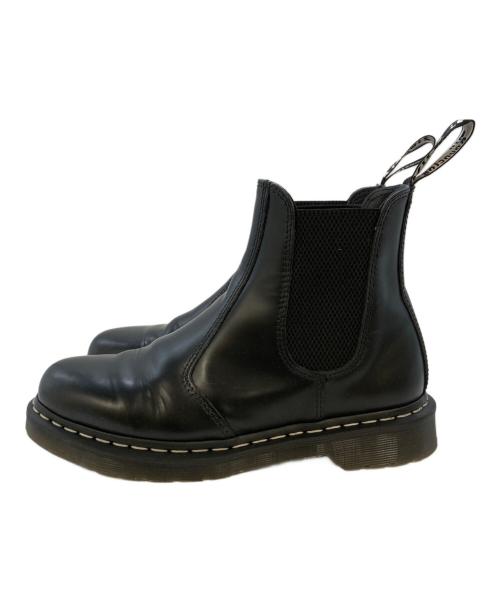 Dr.Martens（ドクターマーチン）Dr.Martens (ドクターマーチン) 2976 ホワイトステッチ チェルシーブーツ 26257001 ブラック サイズ:UK7の古着・服飾アイテム