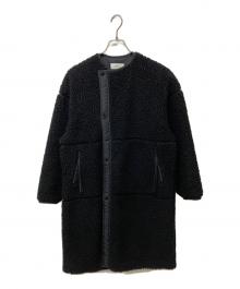 HYKE（ハイク）の古着「FAUX SHEARLING COAT 212-17175」｜ブラック