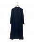 Graphpaper（グラフペーパー）の古着「Satin Band Collar Dress C.GRAY GL253-60095B」｜ネイビー