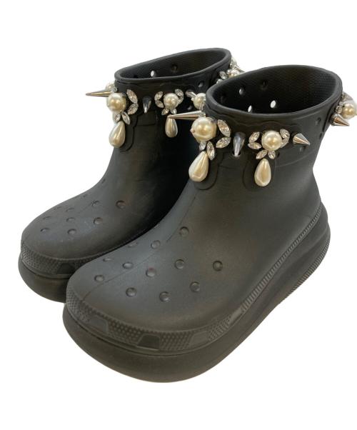 crocs（クロックス）crocs (クロックス) Simone Rocha (シモーネ ロシャ) クラッシュブーツ ブラック サイズ:SIZE8の古着・服飾アイテム