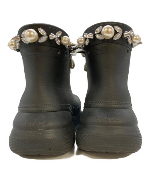crocs（クロックス）crocs (クロックス) Simone Rocha (シモーネ ロシャ) クラッシュブーツ ブラック サイズ:SIZE8の古着・服飾アイテム