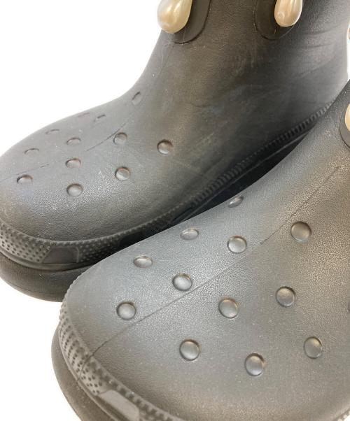 crocs（クロックス）crocs (クロックス) Simone Rocha (シモーネ ロシャ) クラッシュブーツ ブラック サイズ:SIZE8の古着・服飾アイテム