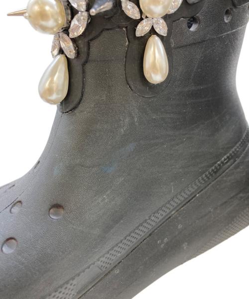 crocs（クロックス）crocs (クロックス) Simone Rocha (シモーネ ロシャ) クラッシュブーツ ブラック サイズ:SIZE8の古着・服飾アイテム
